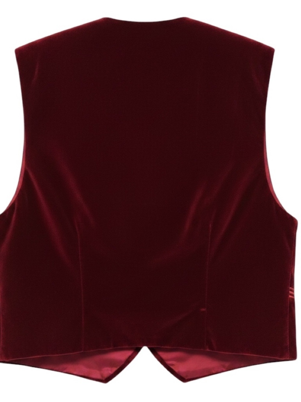 LORETTA CAPONI BORDEAUX HIBISCUS FLORAL EMBROIDERED CABANA LASTRA VELVET GILET V - Picture 3 of 6